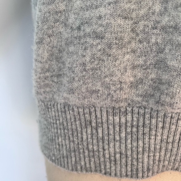 Short Story Gray Cashmere Sweater, Super Soft, Cozy, Knit - Picture 6 of 10